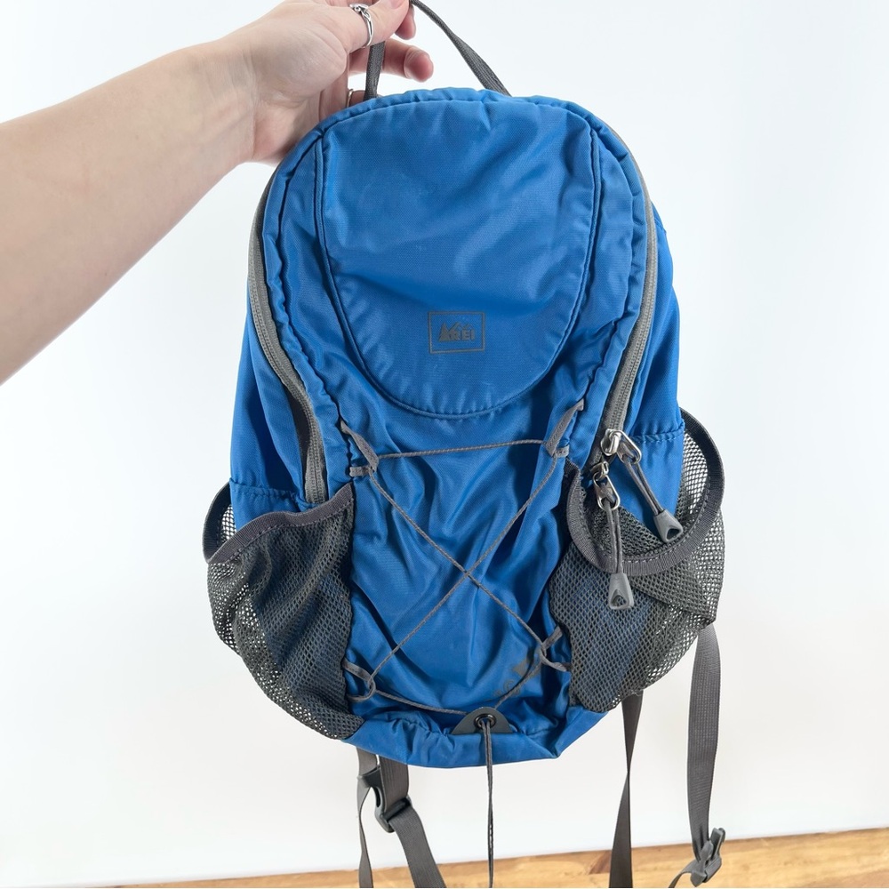 REI Baby Boys Hiking Backpack in Vibrant Blue and Charcoal Toddler Size Up To 6